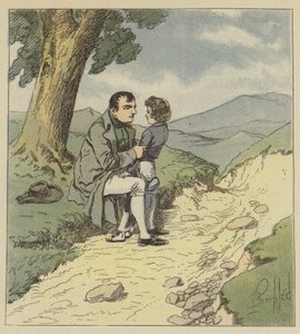 Napoléon et Tristan de Montholon - after Louis Charles Bombled