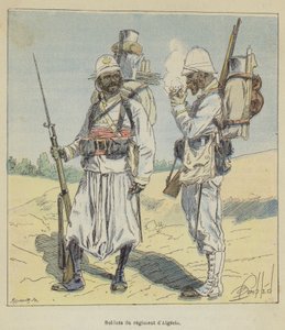 Soldats du régiment d