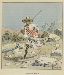 Un courrier de la Reine - after Louis Charles Bombled