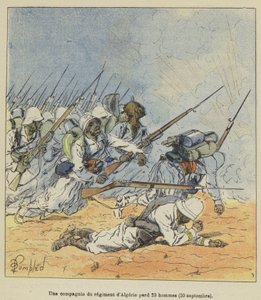 Une compagnie du régiment d