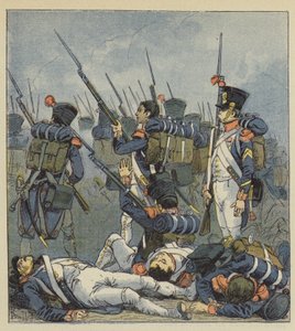 Wagram lui a été citée comme une bataille sanglante - after Louis Charles Bombled