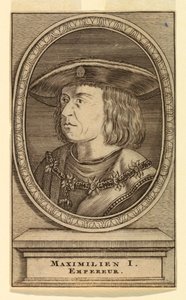 Portrait de Maximilien Ier (1459-1519) - after Lucas van Leyden