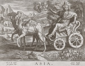 Asie des Quatre Continents, vers 1588-89