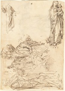 Saint Christophe, Saint Jean-Baptiste, la Vierge et l
