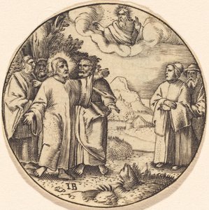 Christ avec trois de ses apôtres - after Master IB