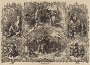 Noël dans les temps anciens - after Myles Birket Foster