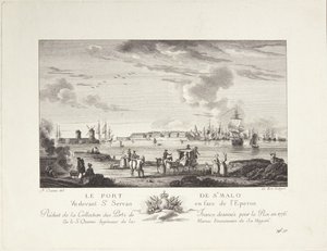 Le port de St. Malo - after Nicolas Marie Ozanne
