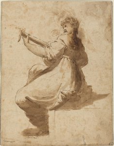 Le joueur de luth - after Orazio Gentileschi