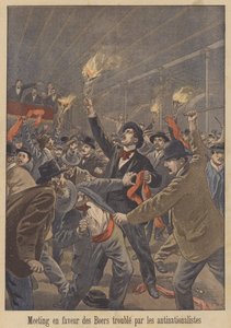 Antinationalistes perturbant une réunion de soutien aux Boers à Paris - after Oswaldo Tofani