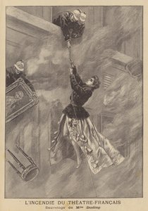 Incendie au Théâtre-Français, Paris - after Oswaldo Tofani