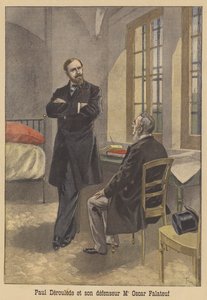 Paul Deroulède et son avocat de la défense Oscar Falateuf - after Oswaldo Tofani