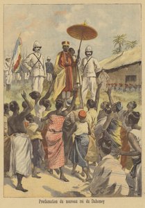 Proclamation du nouveau roi du Dahomey