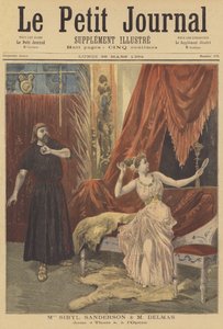 Sibyl Sanderson et Jean-François Delmas dans Thaïs, à l