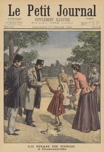 Le Shah de Perse en France - after Oswaldo Tofani