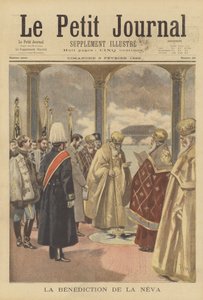 La bénédiction de la rivière Neva - after Oswaldo Tofani