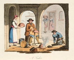 Un rétameur itinérant, de Scènes italiennes, représentant les mœurs, coutumes et divertissements des différents États d