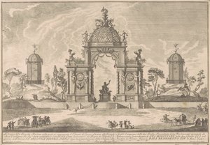 La Seconda Macchina pour la Chinea de 1756: Le Temple de Cérès