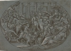 Triomphe de Bacchus - after Perino del Vaga