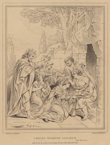 Christ ressuscite Lazare, Luc - after Peter Paul Rubens