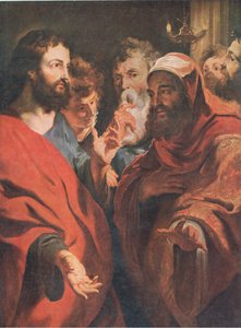 Jésus instruisant Nicodème, Bibbys Annual, 1916-1917 - after Peter Paul Rubens