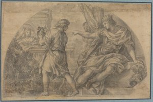 Massinissa et Sophonisbe - after Pietro da Cortona