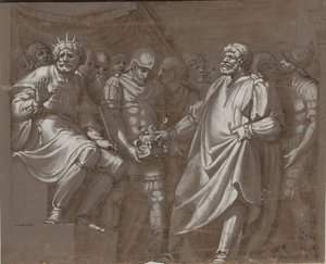 Mucius Scaevola devant Porsenna