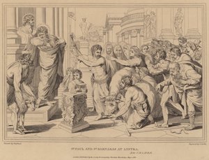 Saint Paul et Saint Barnabé à Lystre, Actes - after Raphael