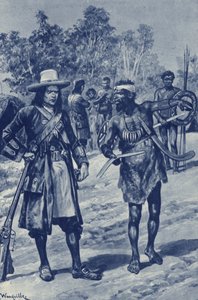Le capitaine William Dampier, explorant la côte ouest de l