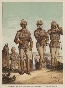 Sir Garnet Wolseley observant l