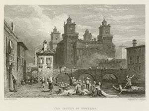 Le Château de Ferrare - Samuel (after) Prout