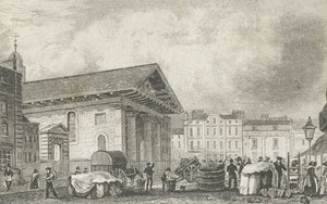 St Pauls Covent Garden, vers 1810 - Thomas Hosmer after Shepherd