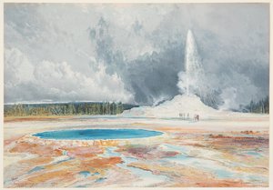 Castle Geyser, Upper Geyser Basin, Parc national de Yellowstone