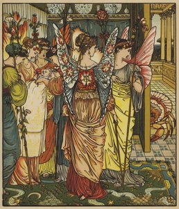 Apparition du crabe féerique - after Walter Crane