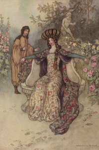 Geoffrey Chaucer, Poème - after Warwick Goble