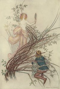 Geoffrey Chaucer, Poème - after Warwick Goble