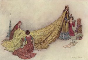 Le Conte du Clerc - after Warwick Goble