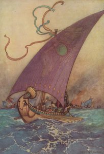 Geoffrey Chaucer, La Légende des bonnes femmes - after Warwick Goble