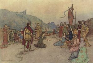 Le Conte de la Femme de Bath - after Warwick Goble