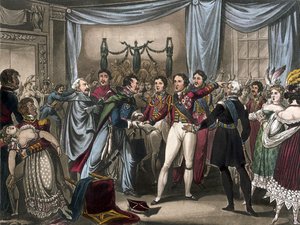 Intelligence de la bataille de Ligny, 1818 - after William Heath