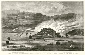 La capture du bastion de Sekukuni, vue générale de l