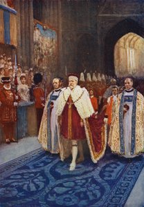 Le roi Édouard VII entrant à l