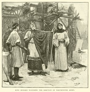 Le roi Édouard regardant l