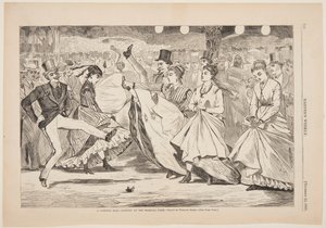Un bal parisien – Danse au Mabille, Paris - after Winslow Homer