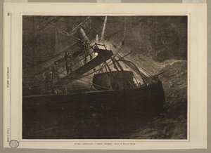 En mer, signalant un vapeur passant - Winslow Homer