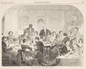 Jour de Thanksgiving – Le dîner - Winslow Homer