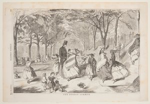 Le Boston Common - after Winslow Homer
