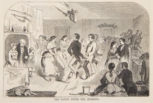 La danse après le battage