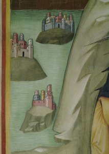 Détail du Massacre des serviteurs et des bergers de Job - also Manfredi de Battilori Bartolo di Fredi