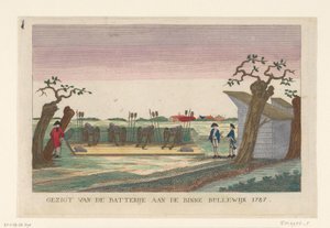 Batterie à Binnen Bullewijk, 1787