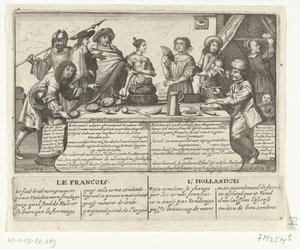 Le Français et le Hollandais, 1673 - anonymous (possibly)